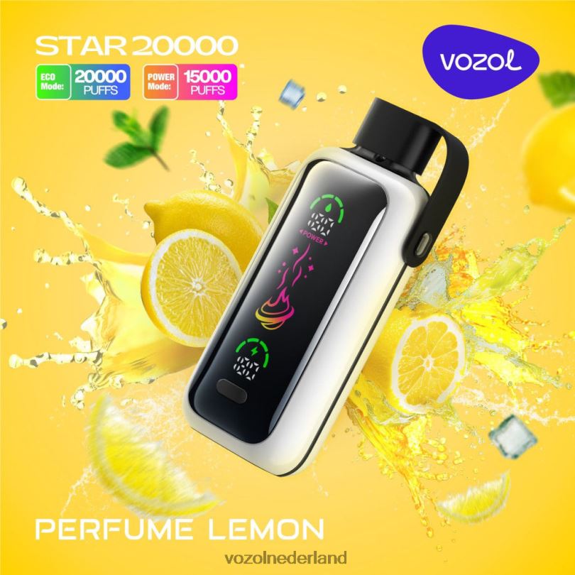 Vozol Vape Shop - VOZOL STAR 20000 parfum citroen FJJ8017