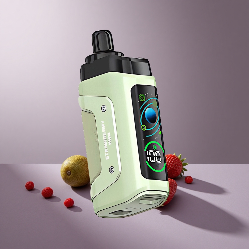 Razz Bar 45000 Puffs Wegwerp Vape Aardbei Kiwi Met 1.0 Ohm Mesh Coil & Type-C Oplaadbaar