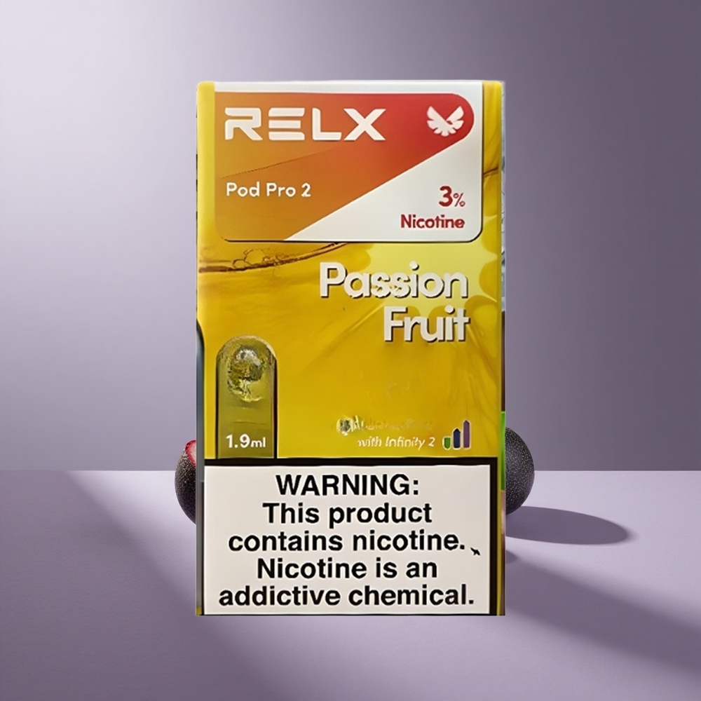 RELX Pod Pro 2 600 Puffs Passievrucht Nicotinegehalte: 3%