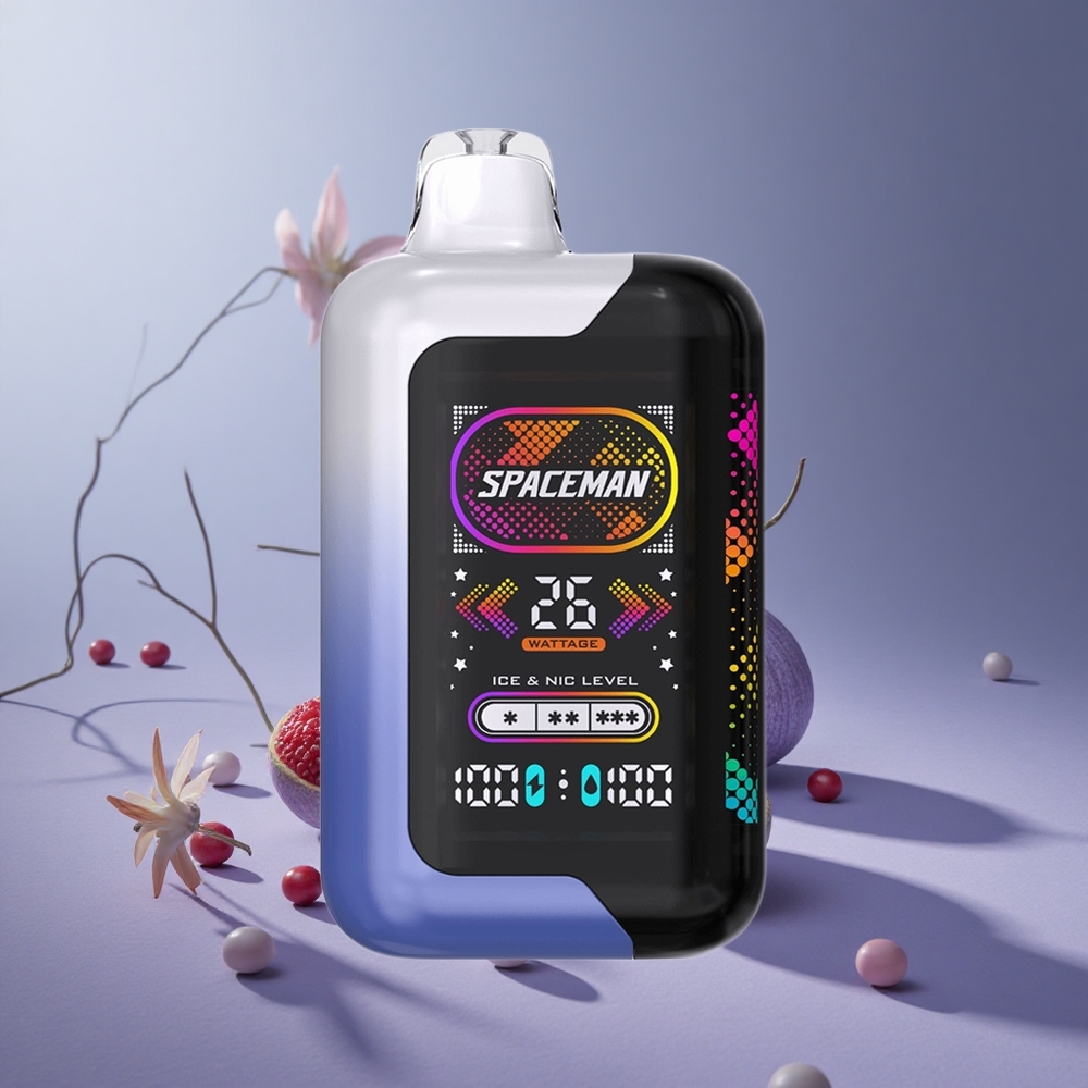 SMOK SPACEMAN SP40000 Wegwerp Vape Blauwe Framboos IJs 40000 Puffs 20ml Vloeistofcapaciteit