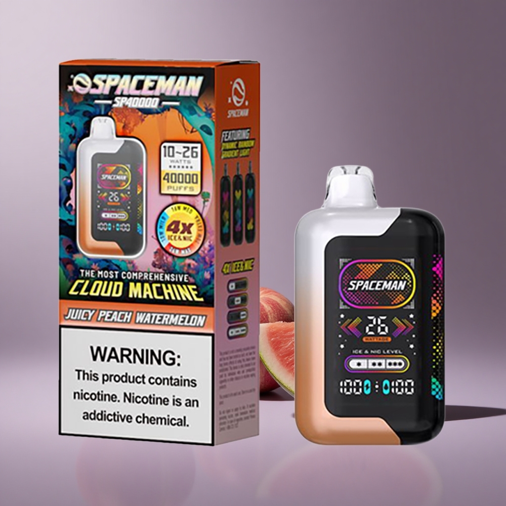 SMOK SPACEMAN SP40000 Wegwerp Vape Sappige Perzik Watermeloen - 40000 Puffs - 20ml Vloeistofcapaciteit
